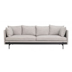 RO Shelton 3-Seater Sofa Grey/Black